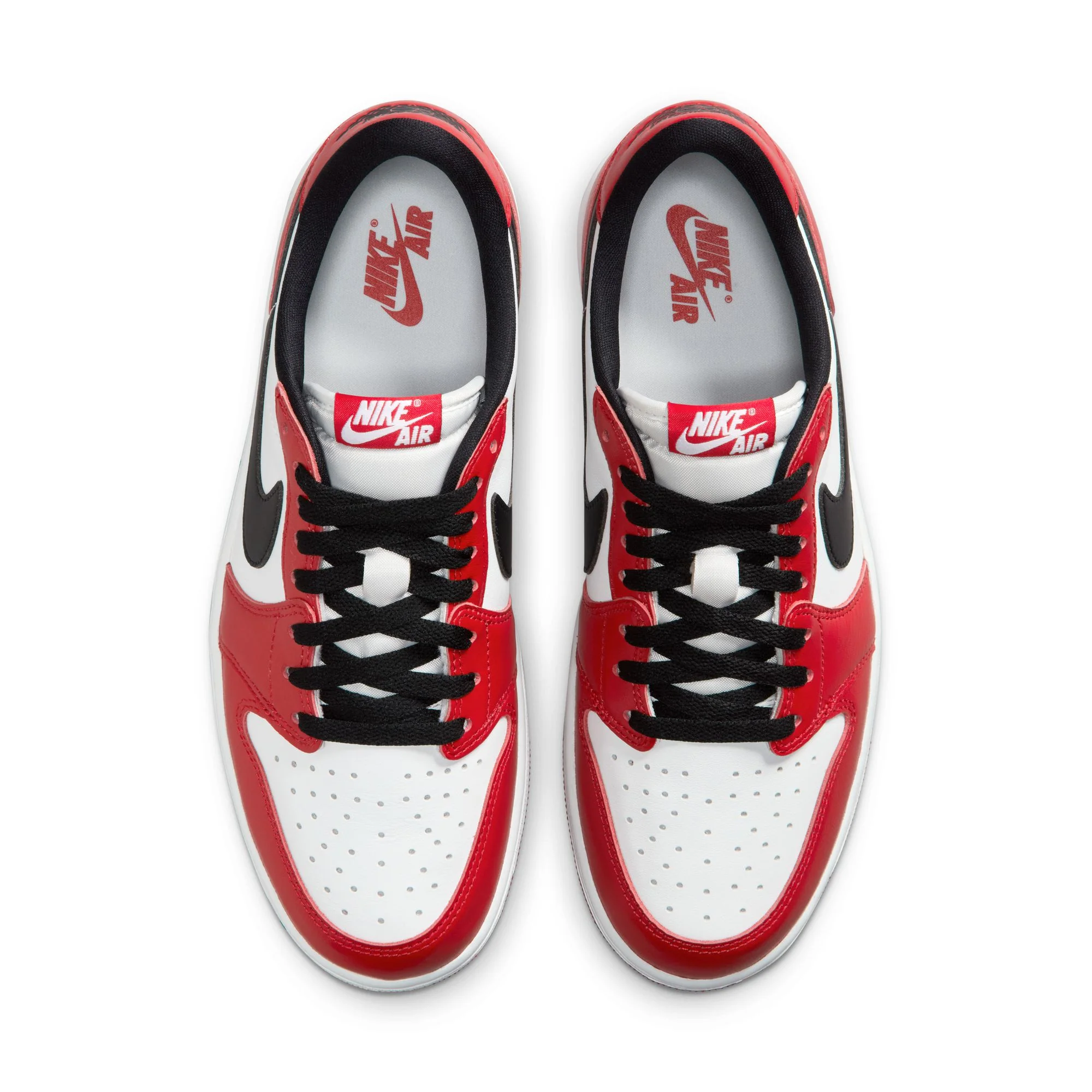 Air Jordan 1 Retro Low "Chicago" Varsity Red/Black-Summit White - Image 3