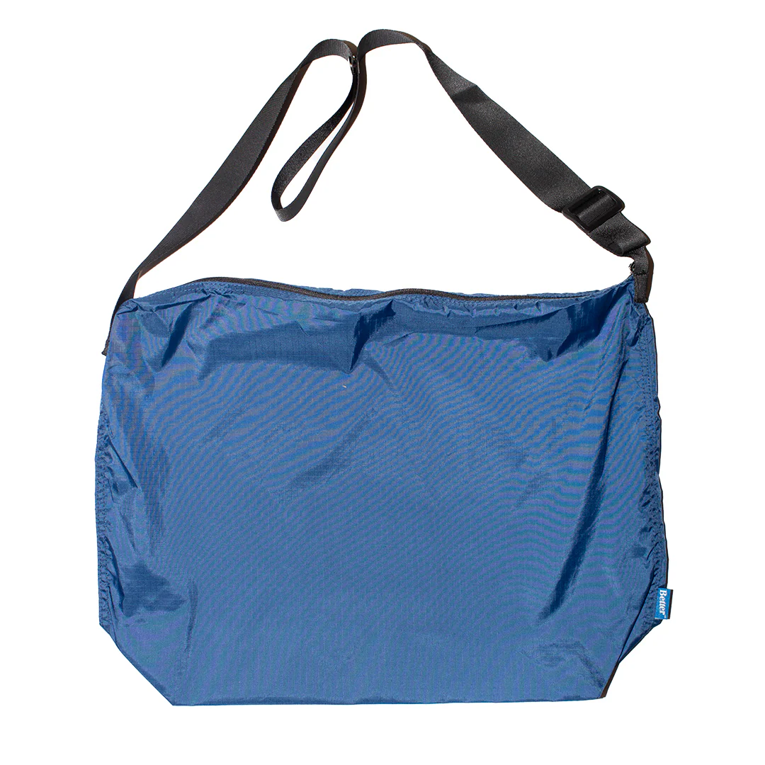 Better™ Gift Shop - "Reflective Logo" Blue Nylon Sidebag - Image 4