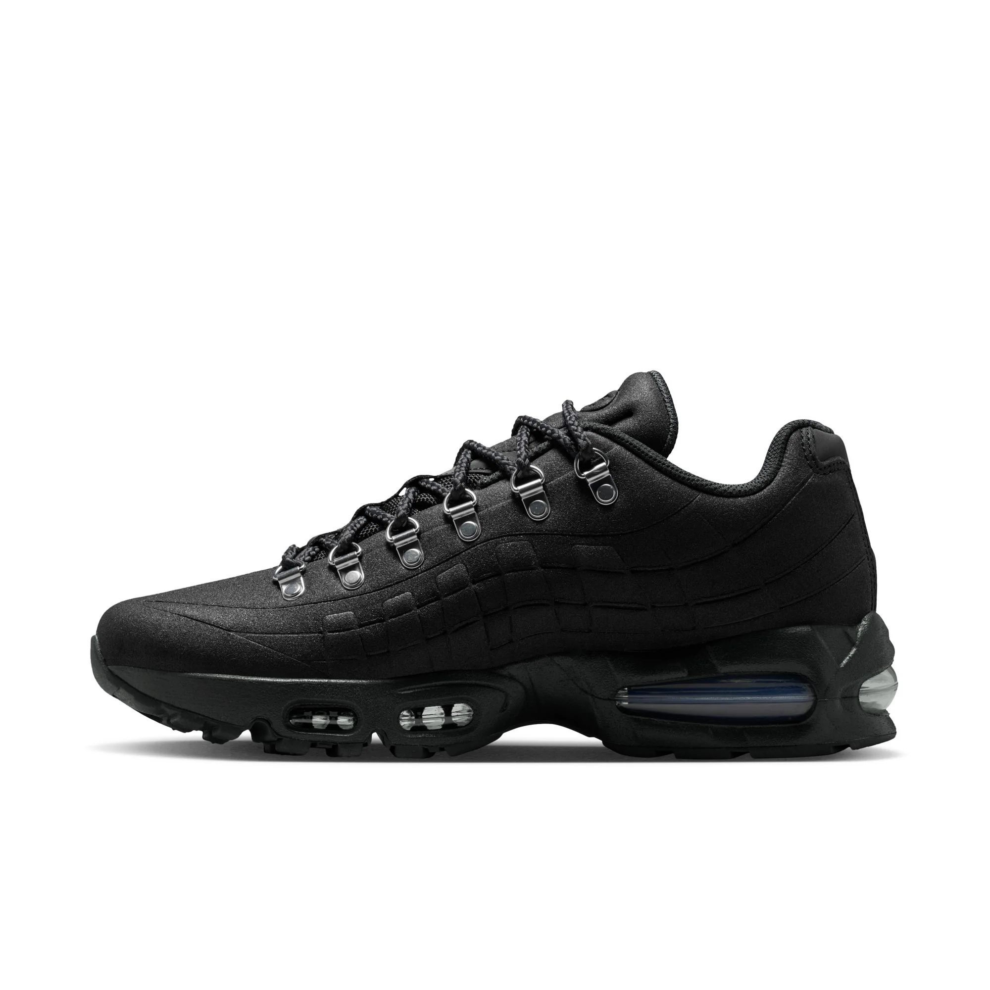 Nike - Air Max 95 Big Bubble "I-95" Black/Black-Off Noir-Metallic Silver - Image 3