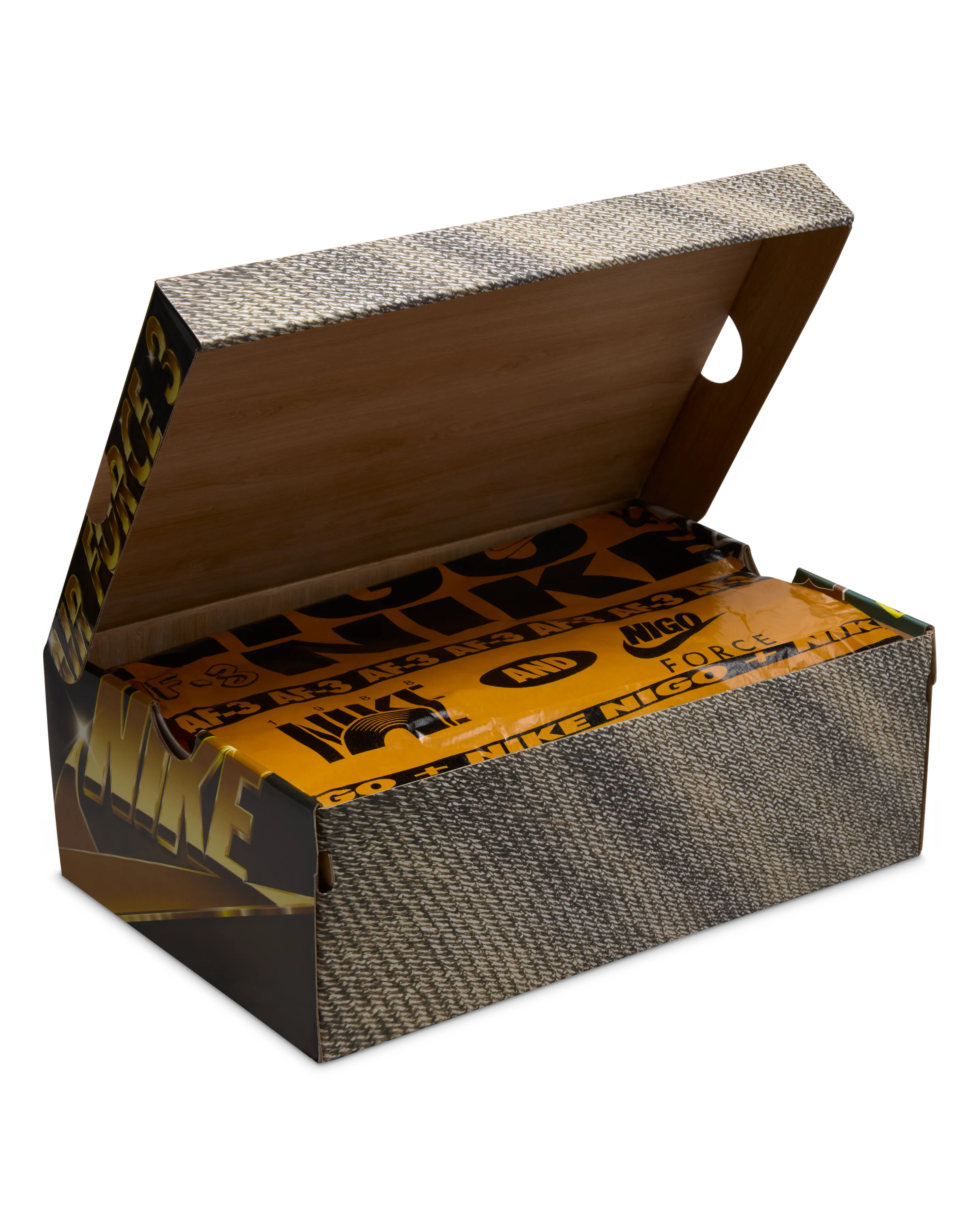 Nike x NIGO Air Force 3 Low SP Midnight Navy / Off White - Grey - Image 13