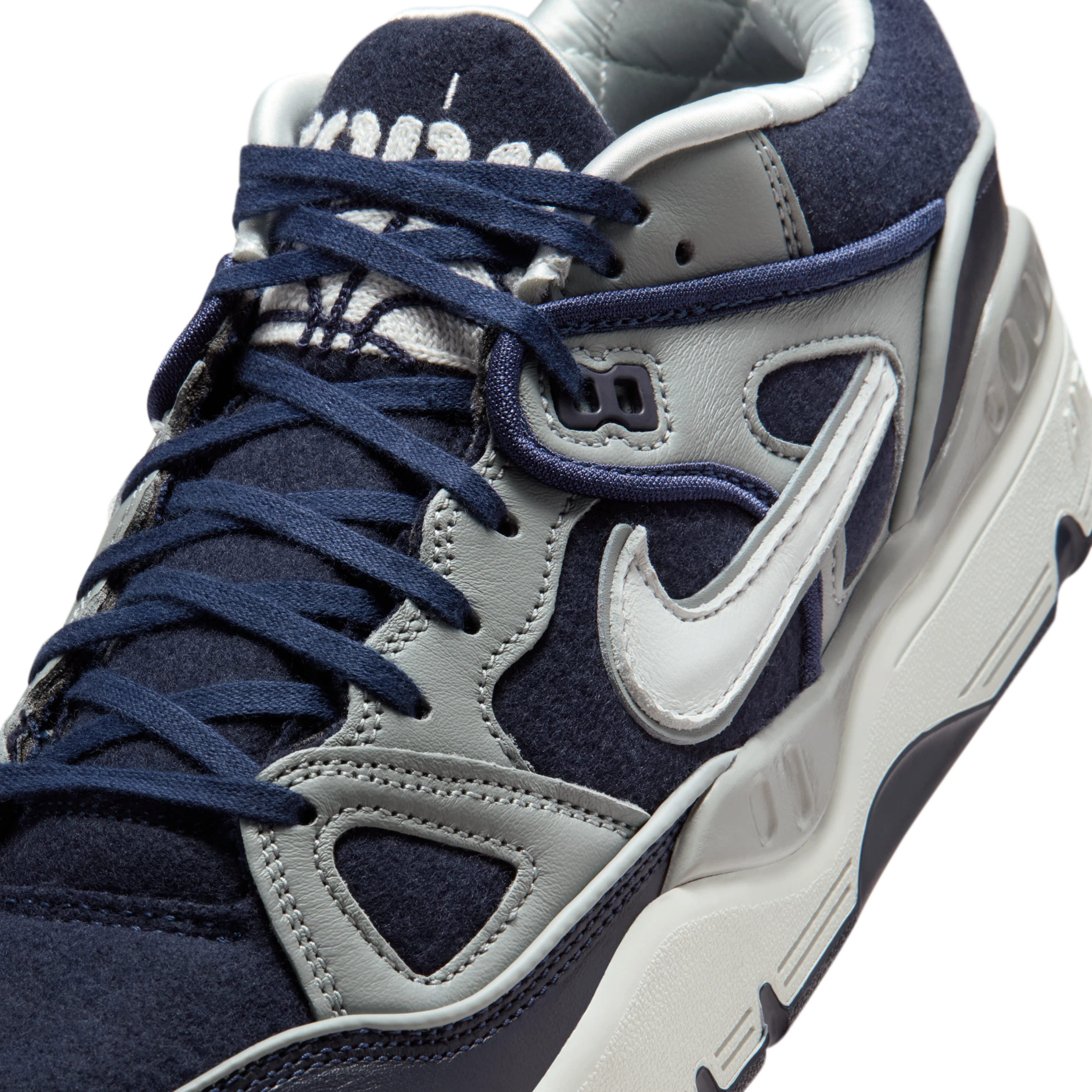 Nike x NIGO Air Force 3 Low SP Midnight Navy / Off White - Grey - Image 3