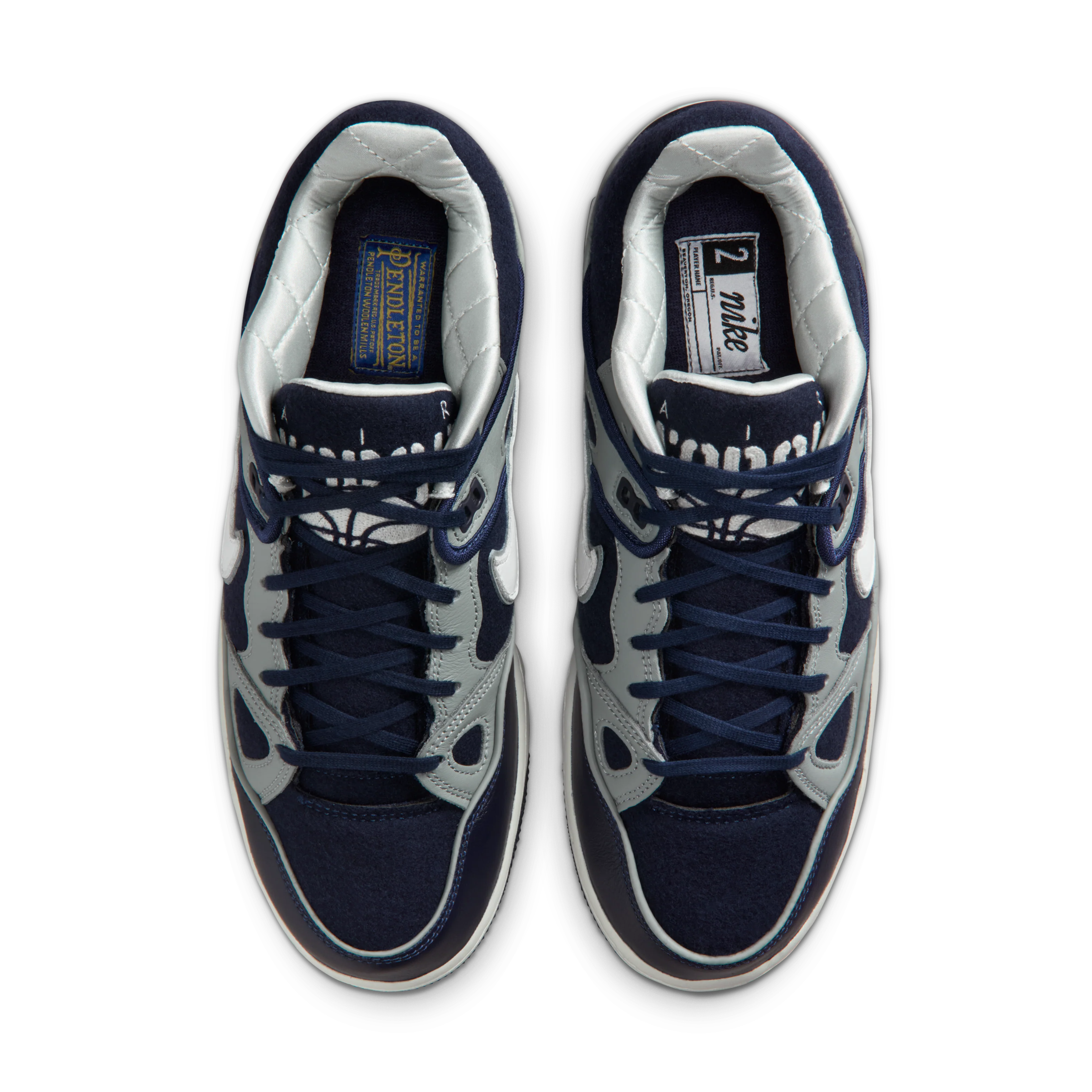 Nike x NIGO Air Force 3 Low SP Midnight Navy / Off White - Grey - Image 5