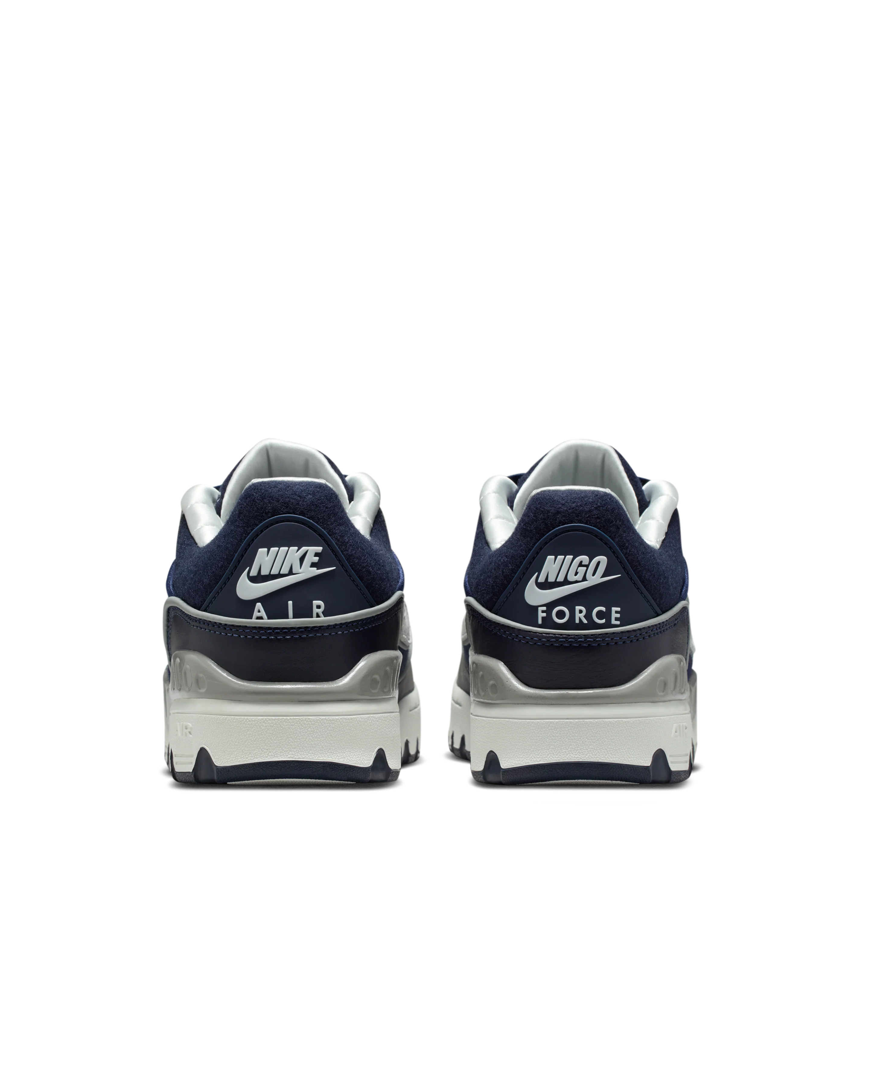 Nike x NIGO Air Force 3 Low SP Midnight Navy / Off White - Grey - Image 6